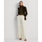 RALPH LAUREN- Pantaloni a gamba larga in georgette