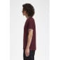 FRED PERRY- T-Shirt Con Doppia Riga