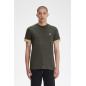 FRED PERRY- T-Shirt Con Bordo Manica A Righe