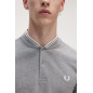 FRED PERRY- Polo con colletto stile bomber