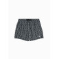 Emporio Armani- Costume shorts con pattern Small logo