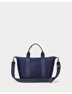 RALPH LAUREN- Tote Stevie XL in nylon con cerniera