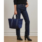 RALPH LAUREN- Tote Stevie XL in nylon con cerniera