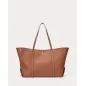 RALPH LAUREN- Tote Emerie grande in pelle martellata