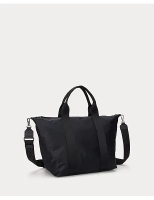 RALPH LAUREN- Tote Stevie XL in nylon con cerniera