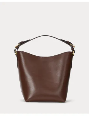 RALPH LAUREN- Borsa a secchiello Witley media in pelle