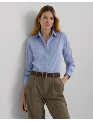 RALPH LAUREN- Camicia in cotone Classic-Fit