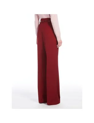 MAX MARA- Pantalone a vita alta in lana