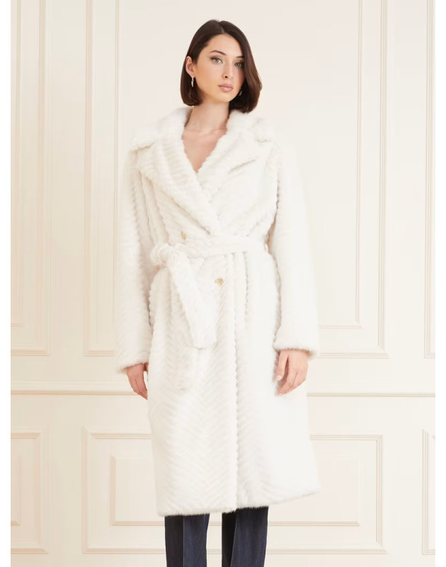 MARCIANO by GUESS- Cappotto pelliccia sintetica marciano