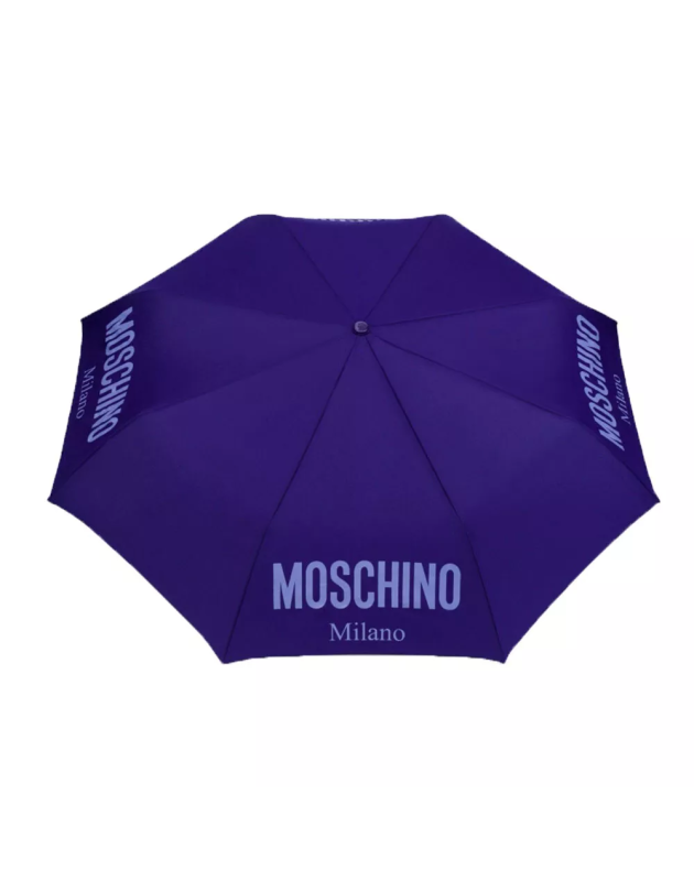 MOSCHINO - Ombrello openclose con logo in oro