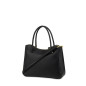 POLLINI- Borsa Doppio Manico Zipper Nero