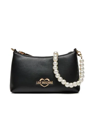 LOVE MOSCHINO- Borsa manico perle