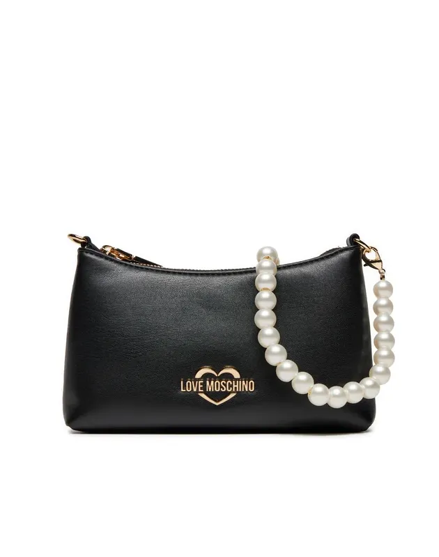 LOVE MOSCHINO- Borsa manico perle