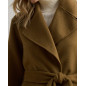 RALPH LAUREN- Cappotto a vestaglia double-face