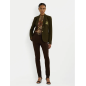 RALPH LAUREN - Blazer in jacquard con ricamo