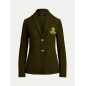 RALPH LAUREN - Blazer in jacquard con ricamo