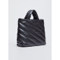 LIU JO- Shopping bag glossy matelassé