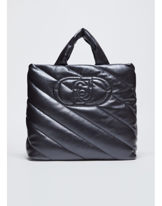 LIU JO- Shopping bag glossy matelassé