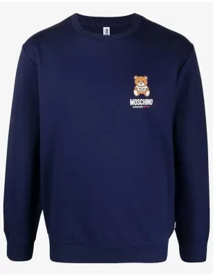 MOSCHINO UNDERWEAR - Felpa teddy bear girocollo