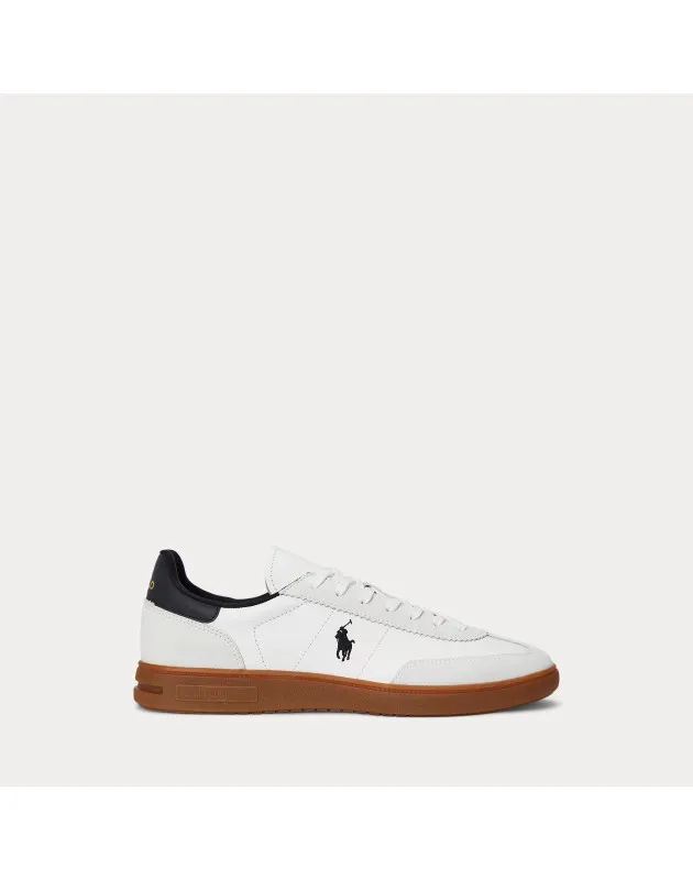 RALPH LAUREN- Sneaker Bedford in pelle e camoscio RALPH LAUREN- Sneaker Bedford in pelle e camoscio