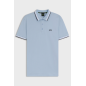 HUGO BOSS- Polo paddy in piqué di cotone con logo sottocollo HUGO BOSS- Polo paddy in piqué di cotone con logo sottocollo