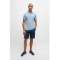 HUGO BOSS- Polo paddy in piqué di cotone con logo sottocollo HUGO BOSS- Polo paddy in piqué di cotone con logo sottocollo