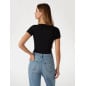 GUESS- T-shirt stretch logo Triangolo piccolo