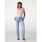 GUESS- T-shirt stretch logo Triangolo piccolo
