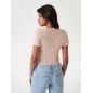 GUESS- T-shirt stretch logo Triangolo piccolo