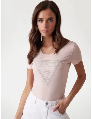 GUESS- T-shirt logo triangolo