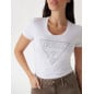 GUESS- T-shirt logo triangolo GUESS- T-shirt logo triangolo