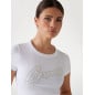 GUESS- T-shirt con logo con borchie GUESS- T-shirt con logo con borchie