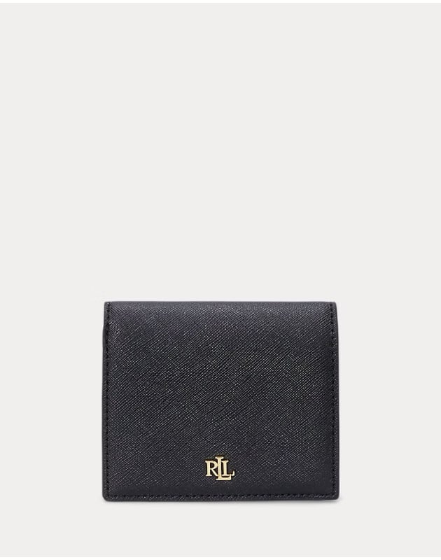 RALPH LAUREN- Portafoglio compatto in pelle RALPH LAUREN- Portafoglio compatto in pelle