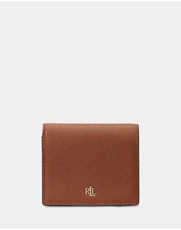 RALPH LAUREN- Portafoglio compatto in pelle RALPH LAUREN- Portafoglio compatto in pelle