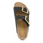 COLORS of CALIFORNIA- Sandalo glitter con fibbie metallo