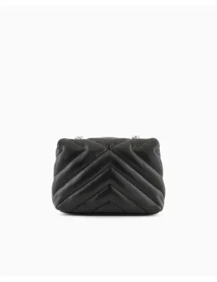 ARMANI EXCHANGE- Borsa a spalla piccola con lavorazione matelassè