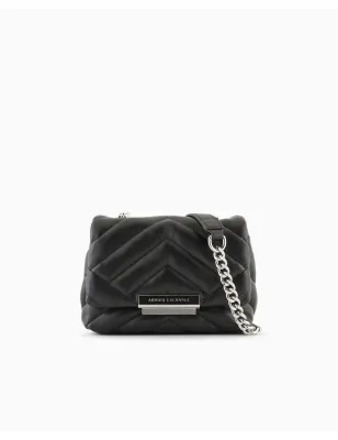 ARMANI EXCHANGE- Borsa a spalla piccola con lavorazione matelassè