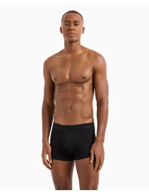 EMPORIO ARMANI- Pack 3 parigamba in jersey organico Shiny logoband ASV