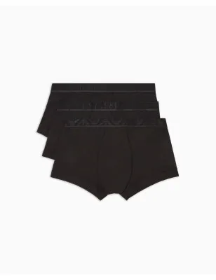 EMPORIO ARMANI- Pack 3 parigamba in jersey organico Shiny logoband ASV