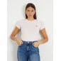 GUESS- T-shirt stretch logo piccolo triangolo GUESS- T-shirt stretch logo piccolo triangolo