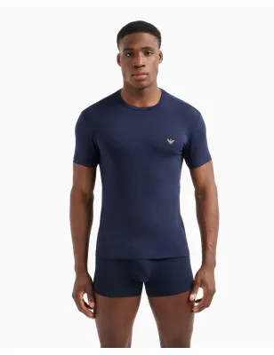 EMPORIO ARMANI- Confezione da 2 T-shirt  aderenti in viscosa