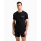 EMPORIO ARMANI- Confezione da 2 T-shirt loungewear con logo  in jersey di cotone elasticizzato