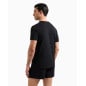 EMPORIO ARMANI- Confezione da 2 T-shirt loungewear con logo  in jersey di cotone elasticizzato