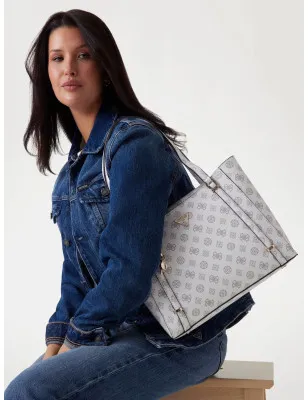GUESS- Tote Eco Erica 4G Logo Peony