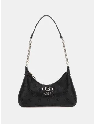 GUESS- Borsa a spalla Gerty 4G logo peony