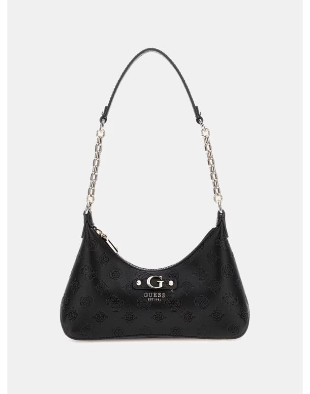 GUESS- Borsa a spalla Gerty 4G logo peony