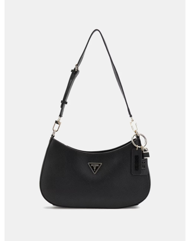 GUESS- Borsa a spalla Noelle saffiano