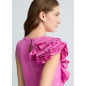 LIU JO- T-shirt con volant