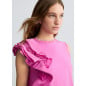 LIU JO- T-shirt con volant