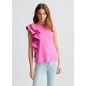 LIU JO- T-shirt con volant
